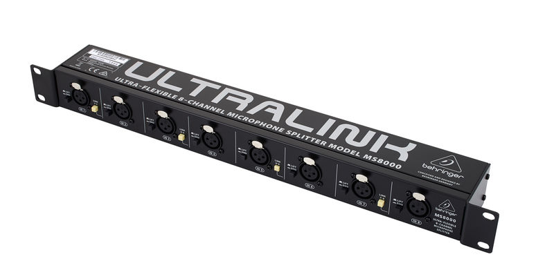 Behringer MS8000 Divisor de micrófono ultra flexible de 8 canales